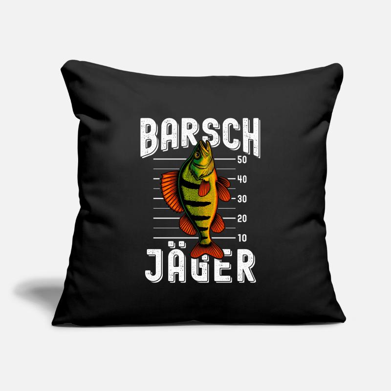 Perche Perche de chasseur Perche Perche Perche de pêche Perche Housse de coussin décorative 45 x 45 cm