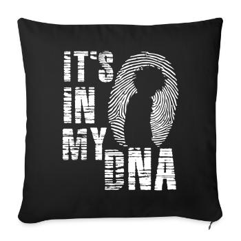 Anime Manga Otaku Kawaii Japon Cosplay Dns dna - Housse de coussin décorative 45 x 45 cm - noir - Devant
