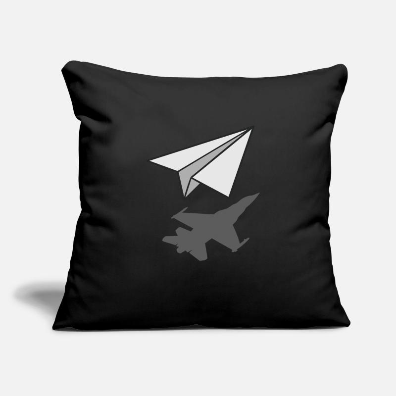 Papierflugzeug Luftfahrtingenieur Luftfahrt Geschenk Sofakissenbezug 45 x 45 cm