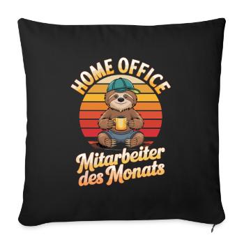 Home Office Employee of the Month Funny - Sofa pillowcase 17,3'' x 17,3'' (45 x 45 cm) - black - Front