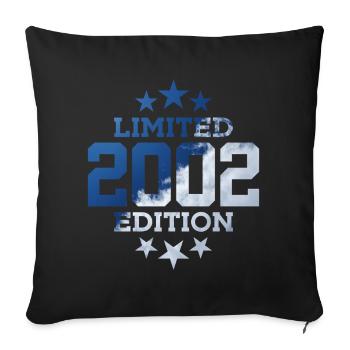 ÉDITION LIMITÉE 2002 24E ANNIVERSAIRE - Housse de coussin décorative 45 x 45 cm - noir - Devant
