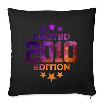 ÉDITION LIMITÉE 2010 16E ANNIVERSAIRE - Housse de coussin décorative 45 x 45 cm - noir - Devant