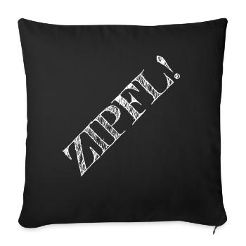 Zipfl! - Sofa pillowcase 17,3'' x 17,3'' (45 x 45 cm) - black - Front