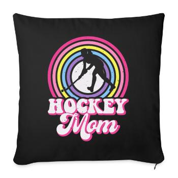 Hockey Eishockey Eishockeyspieler Geschenk - Sofa pillowcase 17,3'' x 17,3'' (45 x 45 cm) - black - Front
