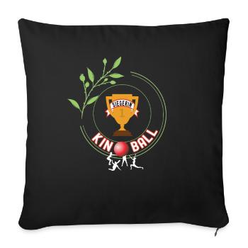 Kinball Winner Tournament Championship - Sofa pillowcase 17,3'' x 17,3'' (45 x 45 cm) - black - Front
