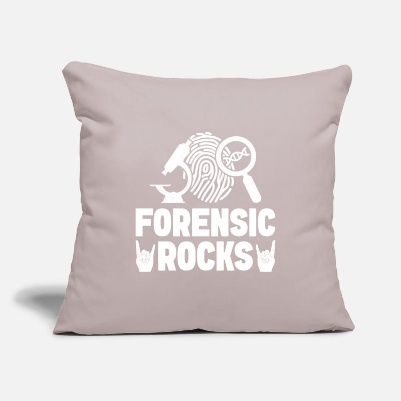 Forensic Analyst Forensic Rocks Squad Crime Lab Sofakissenbezug 45 x 45 cm