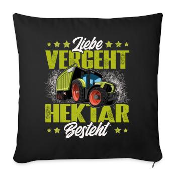 Cultivateur - Housse de coussin décorative 45 x 45 cm - noir - Devant