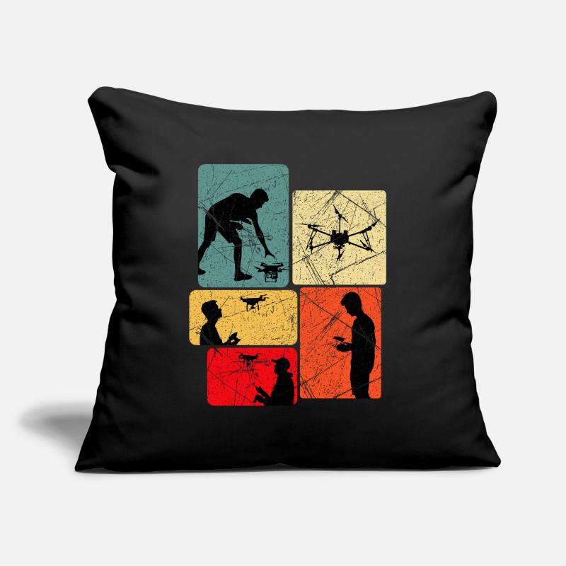 Drones Flying Saying Gift Idea Sofa pillowcase 17,3'' x 17,3'' (45 x 45 cm)