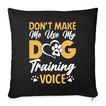Dogs Dog Lover Dog Owner Gift - Sofa pillowcase 17,3'' x 17,3'' (45 x 45 cm) - black - Front