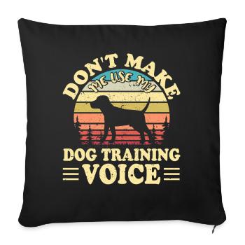 Dogs Dog Lover Dog Owner Gift - Sofa pillowcase 17,3'' x 17,3'' (45 x 45 cm) - black - Front