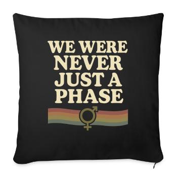 Groovy Pride Retro Égalité Queer Histoire - Housse de coussin décorative 45 x 45 cm - noir - Devant