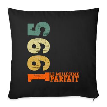 Millésime 1995 Anniversaire Cadeau Original - Housse de coussin décorative 45 x 45 cm - noir - Devant