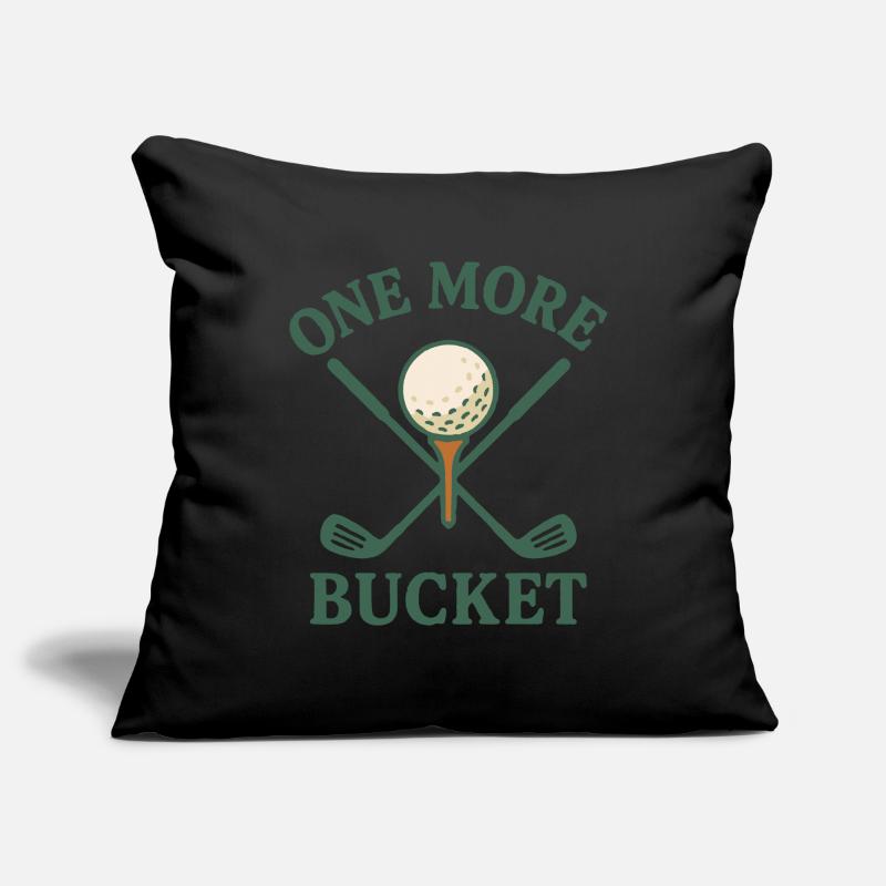 Ein weiterer Eimer Golfschläger Fun Design Sofakissenbezug 45 x 45 cm