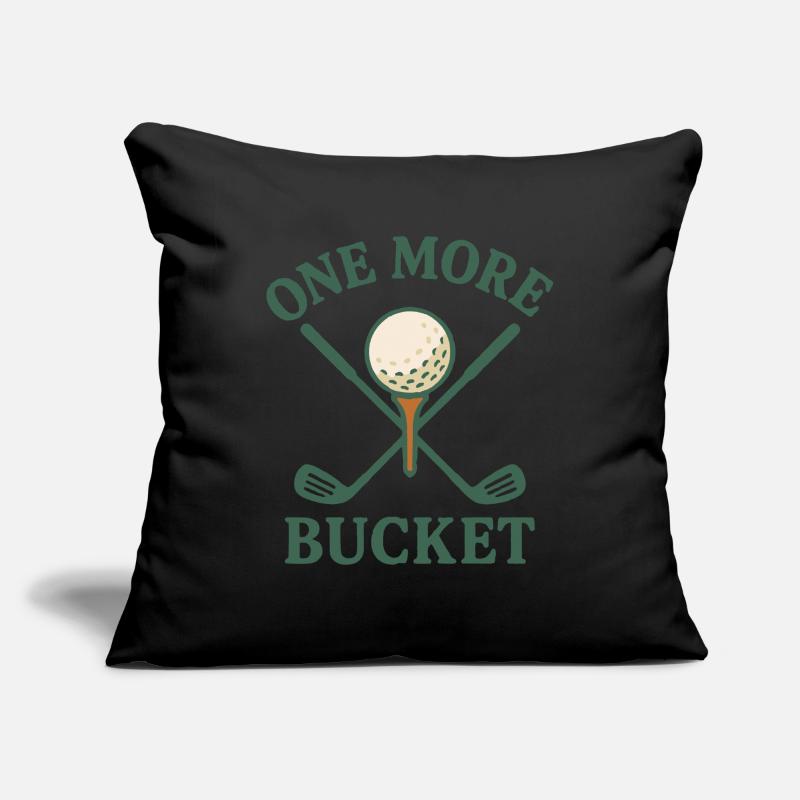 Ein weiterer Eimer Golfschläger Fun Design Sofakissenbezug 45 x 45 cm