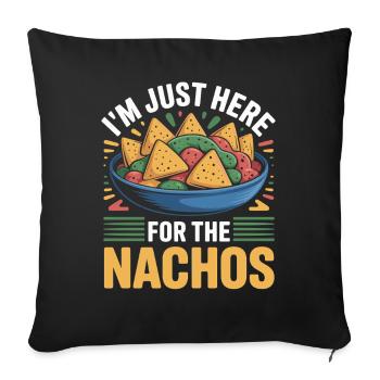 Tortilla Taco Mexican Food Nachos - Sofa pillowcase 17,3'' x 17,3'' (45 x 45 cm) - black - Front