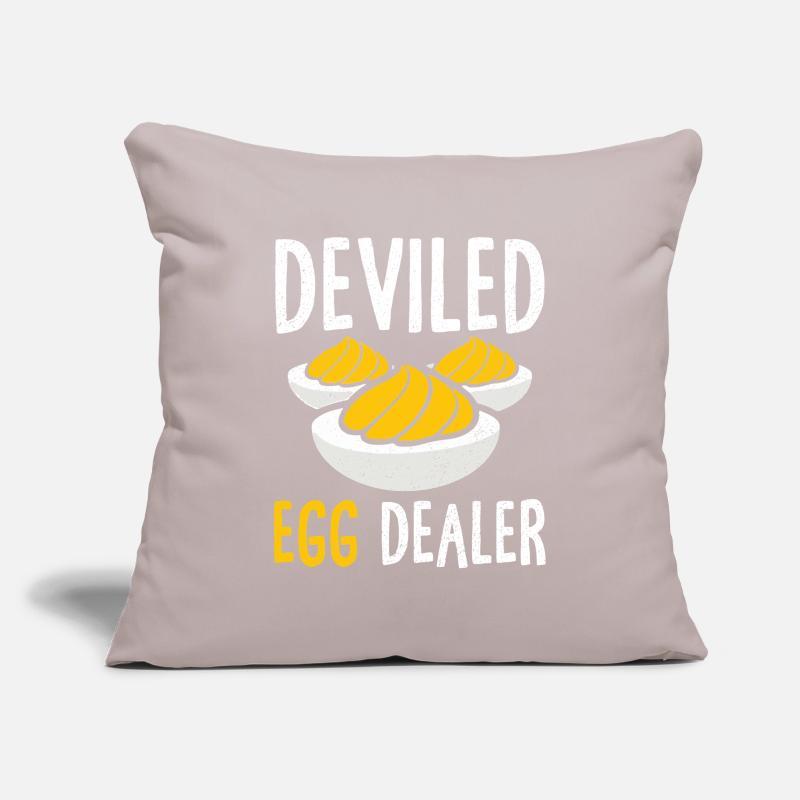 Stuffed Eggs Deviled Eggs Thanskgiving Sofa pillowcase 17,3'' x 17,3'' (45 x 45 cm)