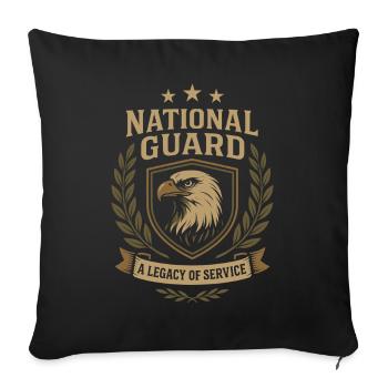 Army Veteran National Guard Veteran in - Sofa pillowcase 17,3'' x 17,3'' (45 x 45 cm) - black - Front