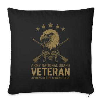 Army Veteran National Guard Veteran in - Sofa pillowcase 17,3'' x 17,3'' (45 x 45 cm) - black - Front