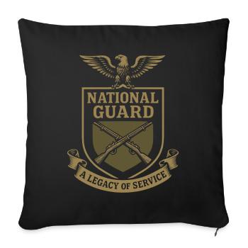 Army Veteran National Guard Veteran in - Sofa pillowcase 17,3'' x 17,3'' (45 x 45 cm) - black - Front