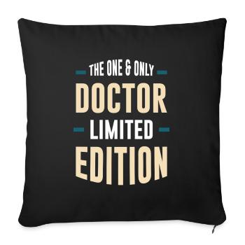 The One Doctor Limited Edition - Sofa pillowcase 17,3'' x 17,3'' (45 x 45 cm) - black - Front