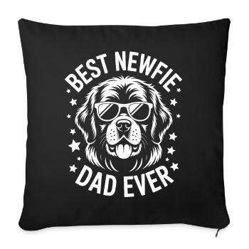Newfoundland Saying Funny Newfoundland Gift - Sofa pillowcase 17,3'' x 17,3'' (45 x 45 cm) - black - Front