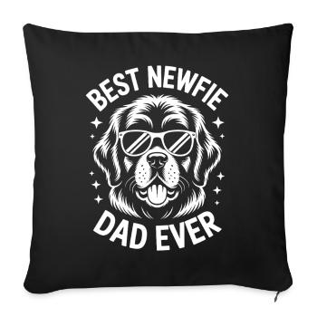 Newfoundland Saying Funny Newfoundland Gift - Sofa pillowcase 17,3'' x 17,3'' (45 x 45 cm) - black - Front