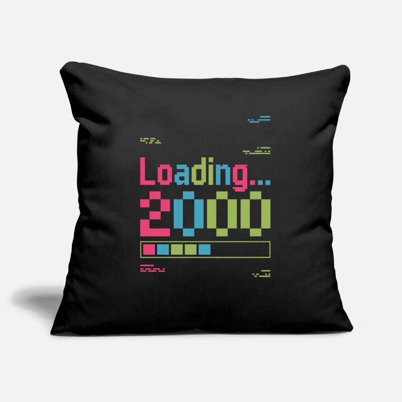 Loading 2000 pixel loading screen Sofa pillowcase 17,3'' x 17,3'' (45 x 45 cm)