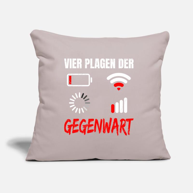 Science Coder VIER PLAGEN DER GEGENWART LUSTIG Sofakissenbezug 45 x 45 cm