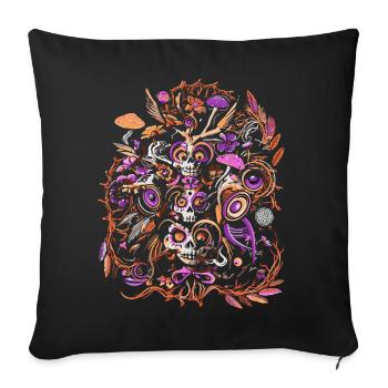 Carnival spirit  - Housse de coussin décorative 45 x 45 cm - noir - Devant