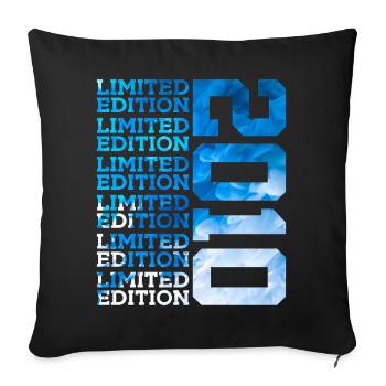 ÉDITION LIMITÉE 2010 16 ANS 16E ANNIVERSAIRE - Housse de coussin décorative 45 x 45 cm - noir - Devant
