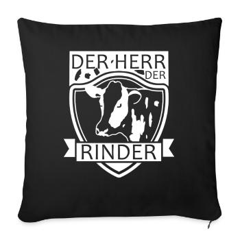Physique Physicien Professeur de sciences Drôle de dicton - Housse de coussin décorative 45 x 45 cm - noir - Devant