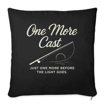 One last litter before sunset - Sofa pillowcase 17,3'' x 17,3'' (45 x 45 cm) - black - Front