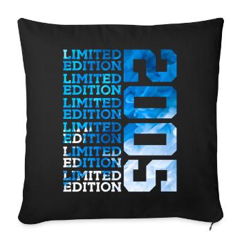 ÉDITION LIMITÉE 2005 21 ANS 21E ANNIVERSAIRE - Housse de coussin décorative 45 x 45 cm - noir - Devant