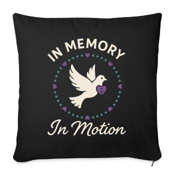 Suicide Loss Remembrance Walk Suicide - Sofa pillowcase 17,3'' x 17,3'' (45 x 45 cm) - black - Front