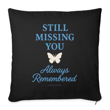 Suicide Loss Remembrance Walk Suicide - Sofa pillowcase 17,3'' x 17,3'' (45 x 45 cm) - black - Front
