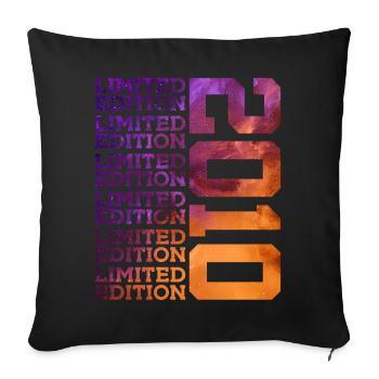 16 ANS ÉDITION LIMITÉE 2010 16E ANNIVERSAIRE - Housse de coussin décorative 45 x 45 cm - noir - Devant