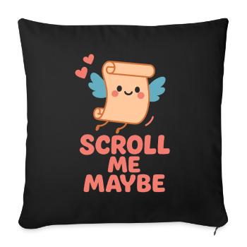 Mythologie de l’amour ancien Romance Vintage - Housse de coussin décorative 45 x 45 cm - noir - Devant