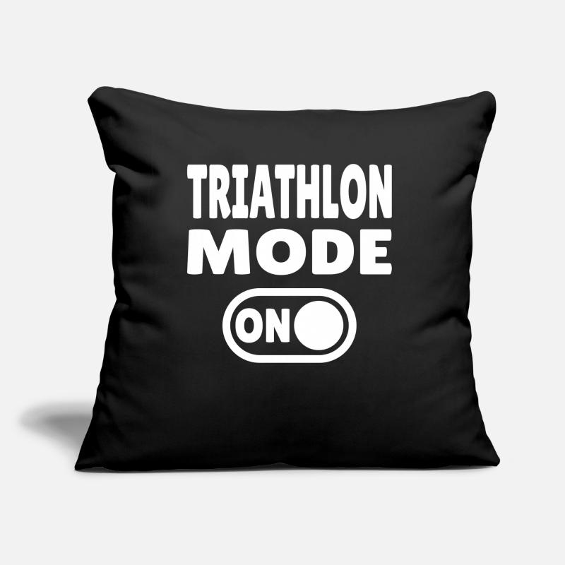 Mode triathlon ACTIVÉ - Course cycliste de natation Housse de coussin décorative 45 x 45 cm