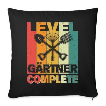 Garden Gardener Gardening Saying Horticulture Plants - Sofa pillowcase 17,3'' x 17,3'' (45 x 45 cm) - black - Front