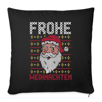 Tir à l’arc Tir à l’arc Tir à l’arc - Housse de coussin décorative 45 x 45 cm - noir - Devant
