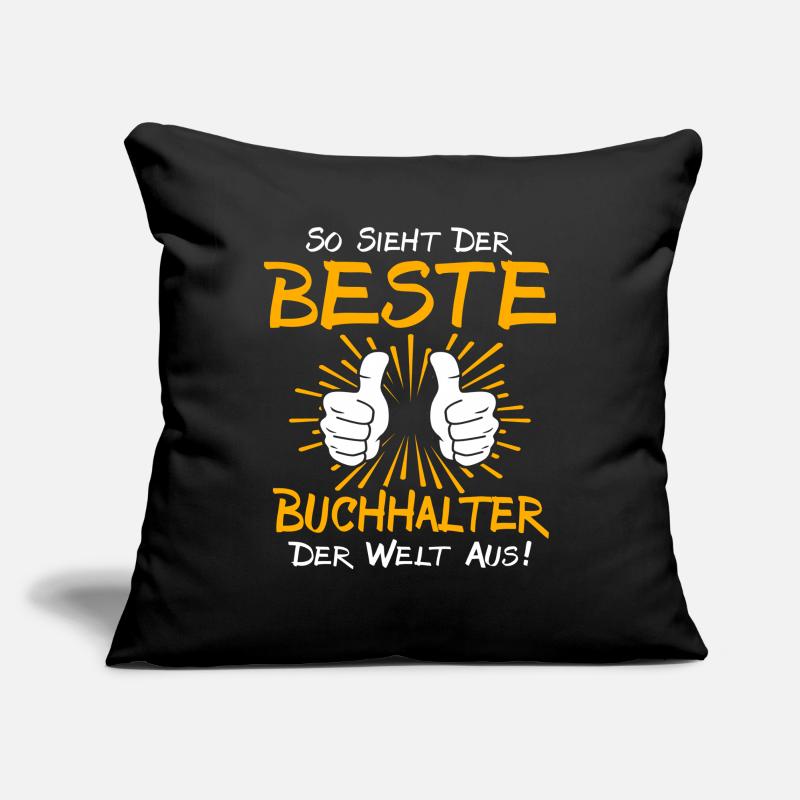 Idée de cadeau pour comptable Housse de coussin décorative 45 x 45 cm