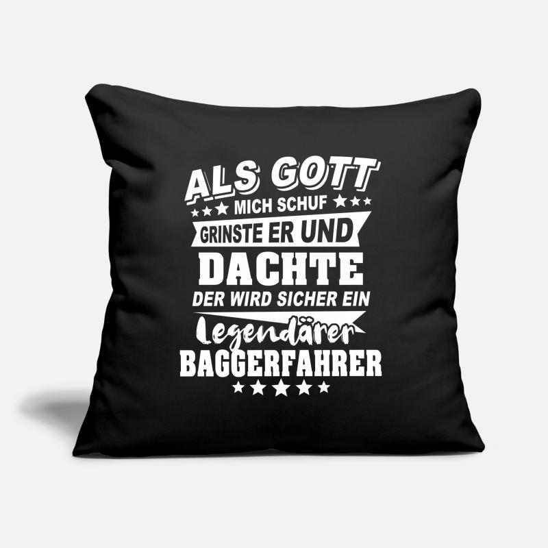Excavator Operator Sofa pillowcase 17,3'' x 17,3'' (45 x 45 cm)