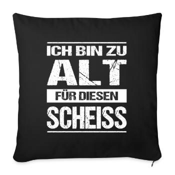 Jogging, Coureur Cadeau, Sport, Forme physique - Housse de coussin décorative 45 x 45 cm - noir - Devant
