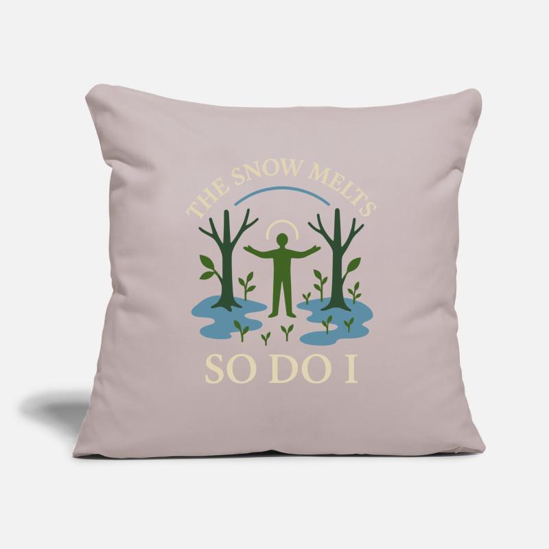 Remise à zéro mentale, Forest Walk Overthinker Housse de coussin décorative 45 x 45 cm