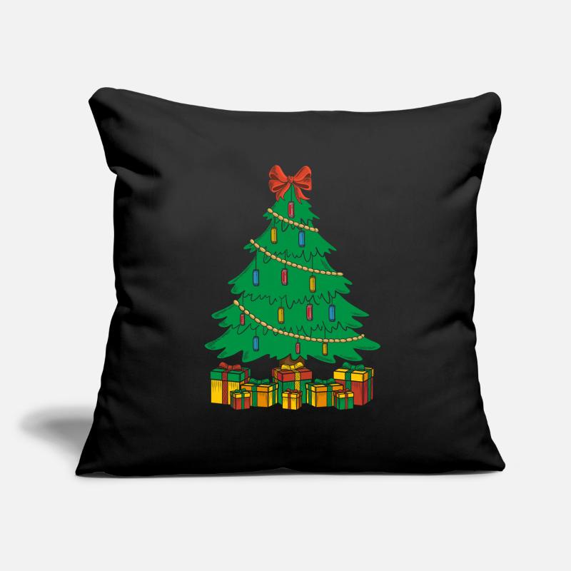 Funny Harmonica Player Christmas Tree Harmonica Sofakissenbezug 45 x 45 cm