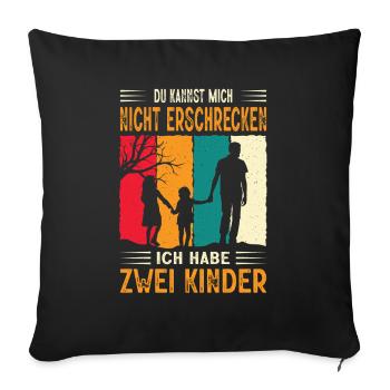 Best Dad in the World Gifts Christmas - Sofa pillowcase 17,3'' x 17,3'' (45 x 45 cm) - black - Front