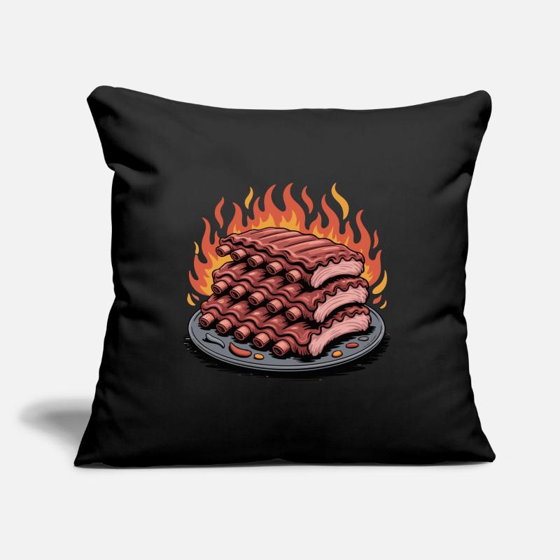 Fire grilled rib platter Sofa pillowcase 17,3'' x 17,3'' (45 x 45 cm)