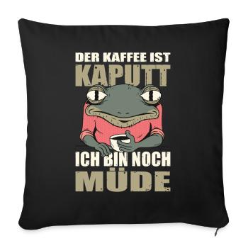 Funny Sayings Fun Outfits Irony Sarcasm - Sofa pillowcase 17,3'' x 17,3'' (45 x 45 cm) - black - Front