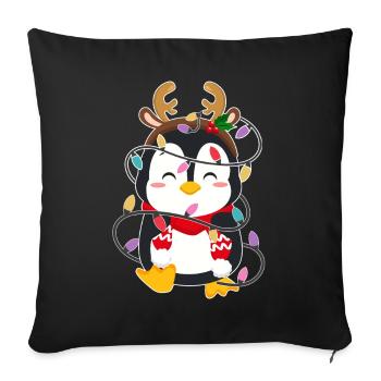 Christmas Christmas Gifts - Sofa pillowcase 17,3'' x 17,3'' (45 x 45 cm) - black - Front