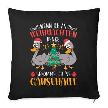 Christmas Christmas Gifts - Sofa pillowcase 17,3'' x 17,3'' (45 x 45 cm) - black - Front